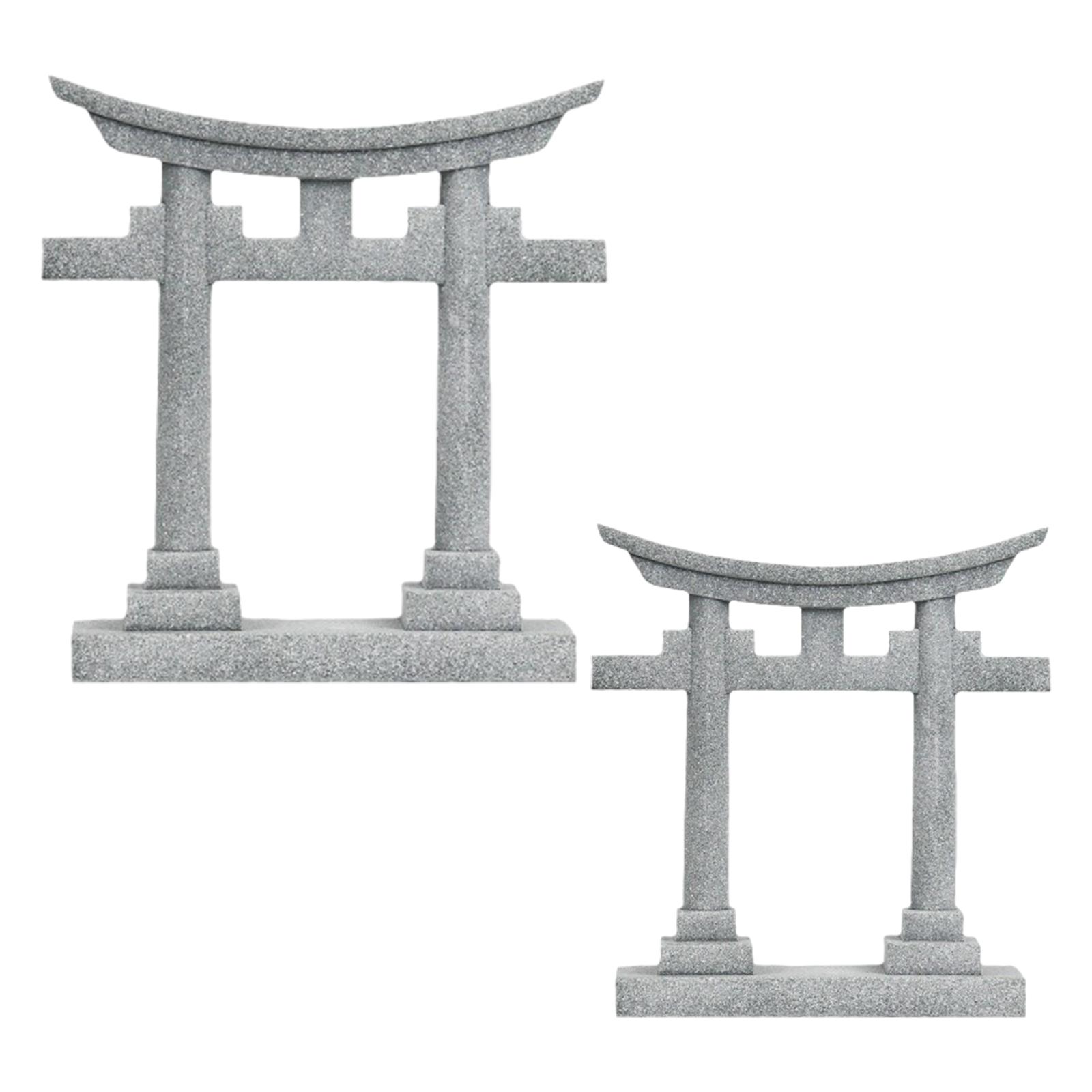 Aquarium Fish Japanese - Aquariumdecoratie Miniatuur Japanse Torii-poort PVC Landschap