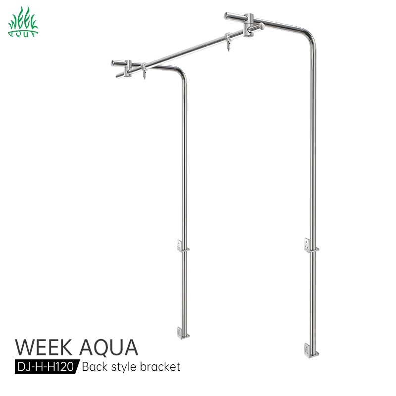 Aquarium Fish Light - WEEKAQUA DJ-H-H120 Professionele RVS Aquariumlampbeugel 4ft