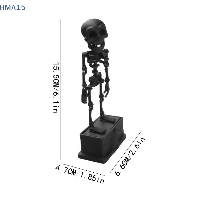 Aquarium Fish Live - 【YA】3D-geprint dansend skelet aquariumdecoratie 1 stuk,