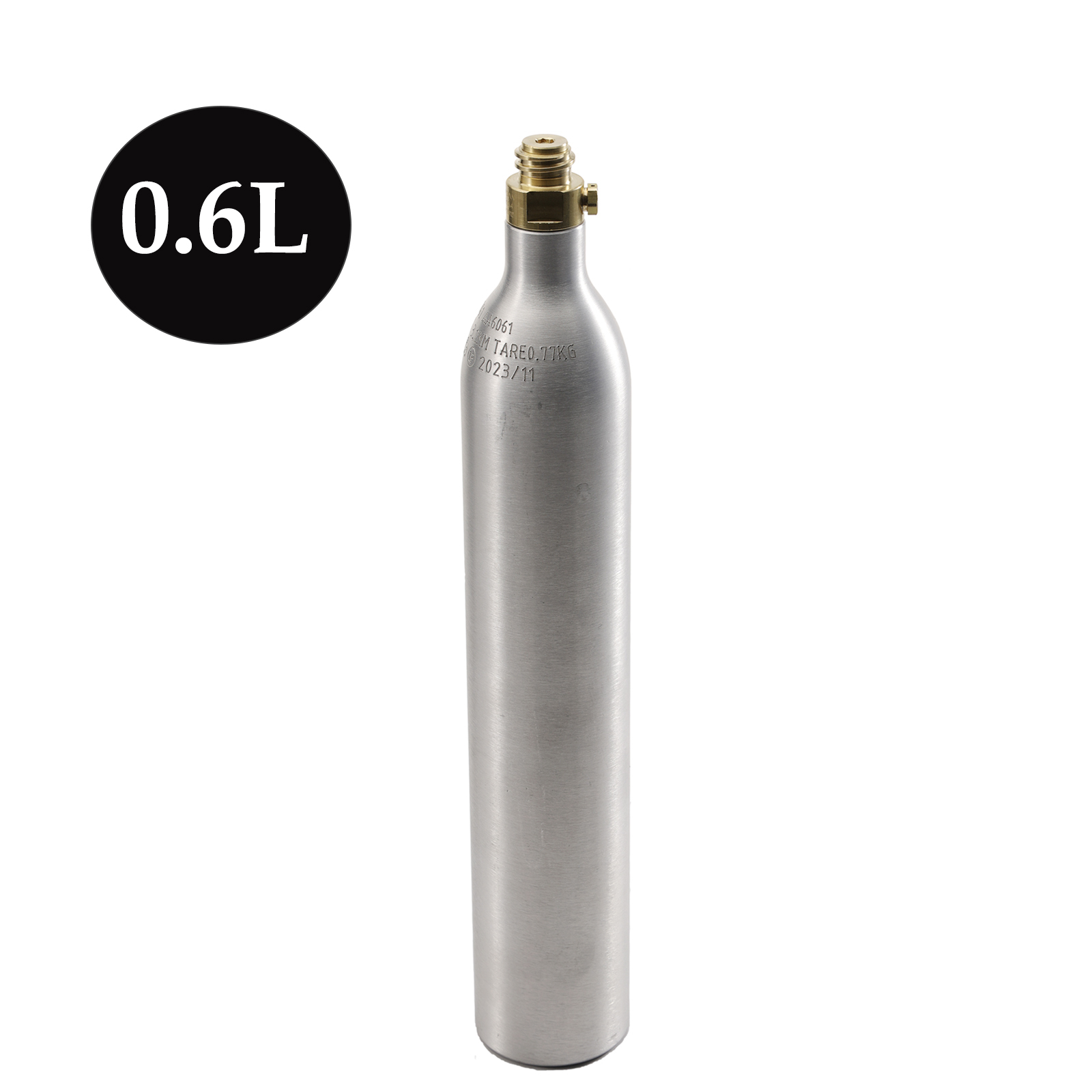 Aquarium Fish Shark - 0.6L 0.64KG Lege Co2 Gasfles met