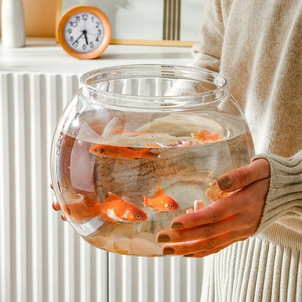Aquarium Fish In Bowl - Nieuwe transparante aquarium ronde onbreekbare aquarium