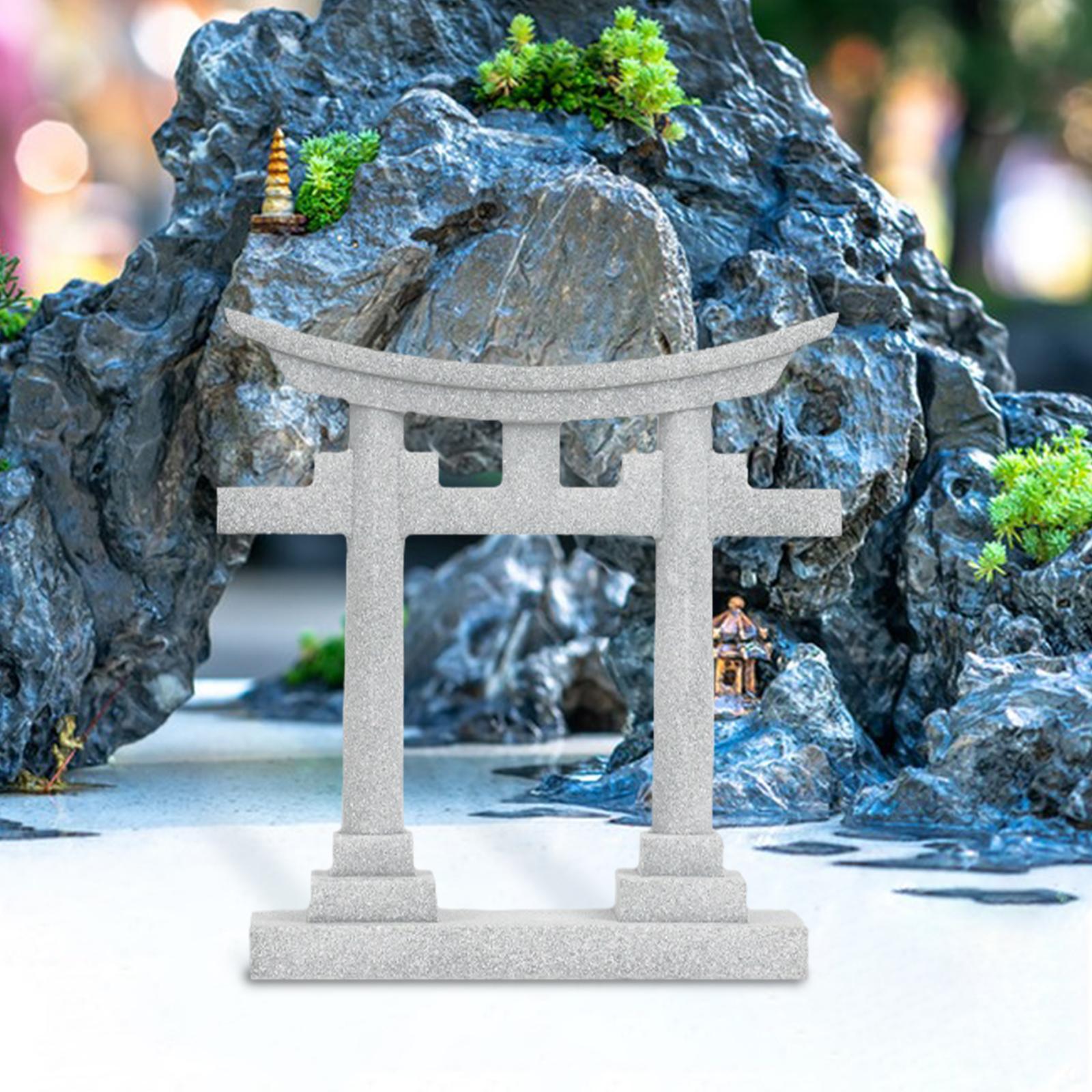 Aquarium Fish Japanese - Aquariumfiguur Japanse Torii-poort PVC Schuilplaats Miniatuur