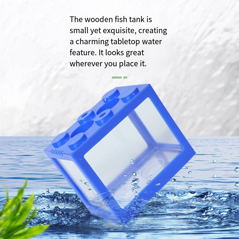Nieuw blokvormig mini-aquarium - Aquarium Fish In Bowl recensie en prijs