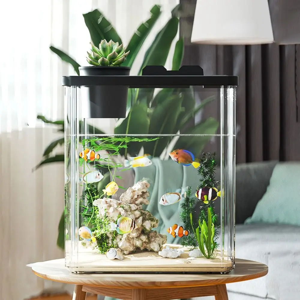 Aquarium Desktop Visbak Waterp - Aquarium Fish In Bowl recensie en prijs