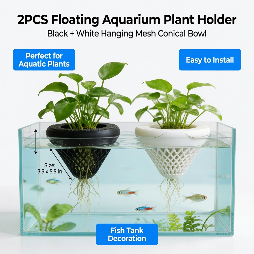 2 stuks drijvende aquariumplan - Aquarium Fish For Sale Online recensie en prijs