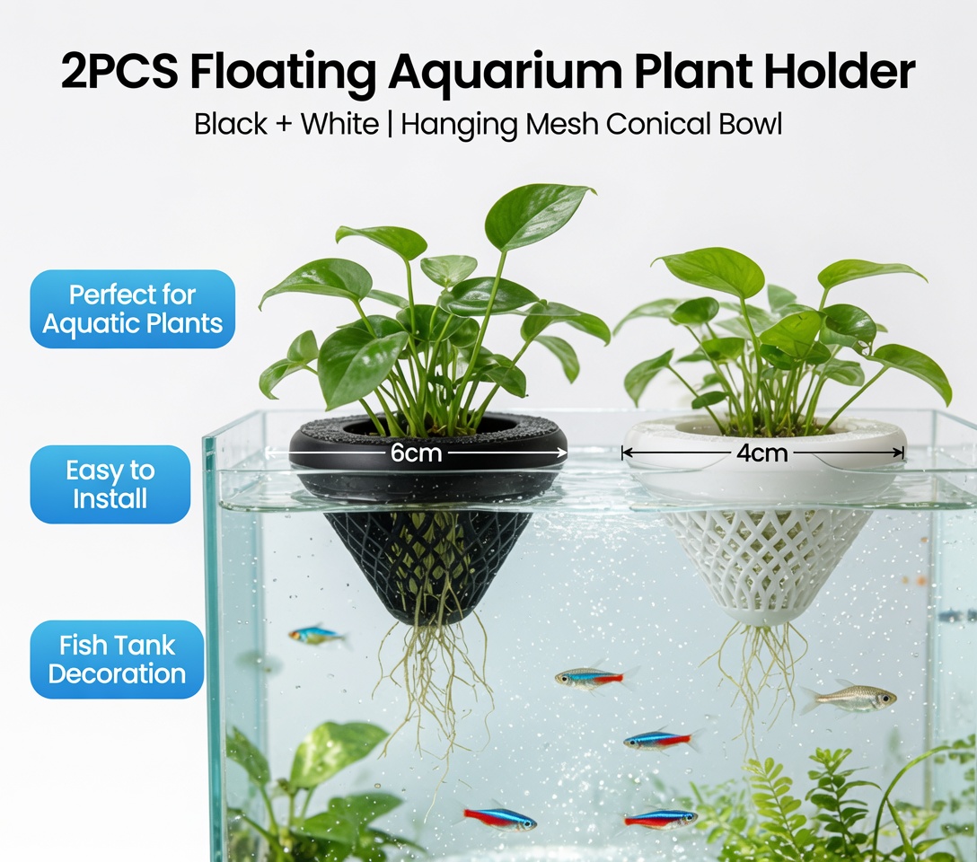 2 stuks drijvende aquariumplan - Aquarium Fish For Sale Online recensie en prijs