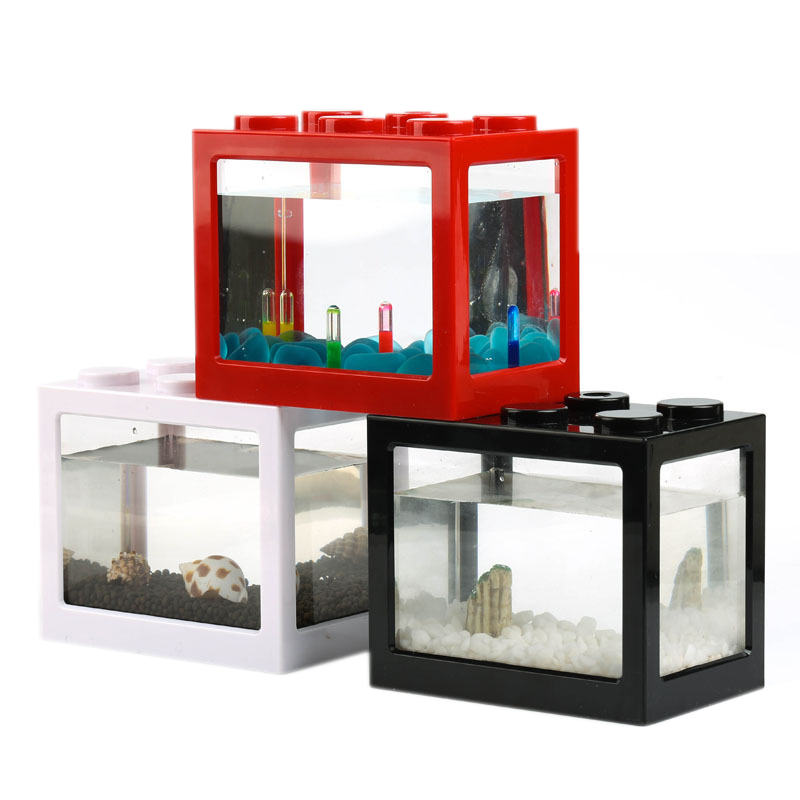 7-kleurige mini-aquarium betta - Aquarium Fish In Bowl recensie en prijs
