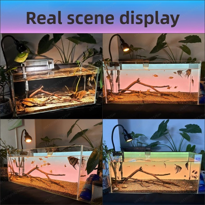 Zwart acryl aquarium achtergro - Aquarium Fish Light recensie en prijs
