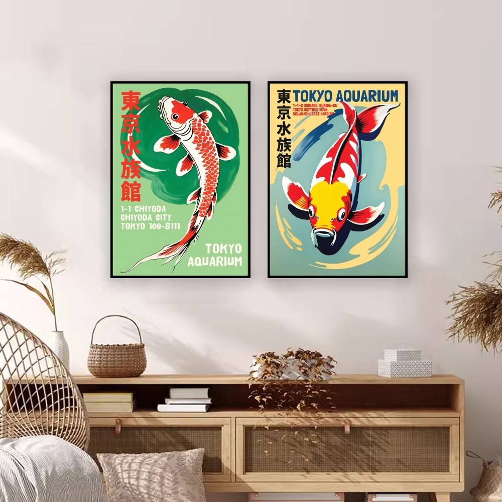 Tokyo Aquarium Koi Fish Paper  - Aquarium Fish Japanese recensie en prijs