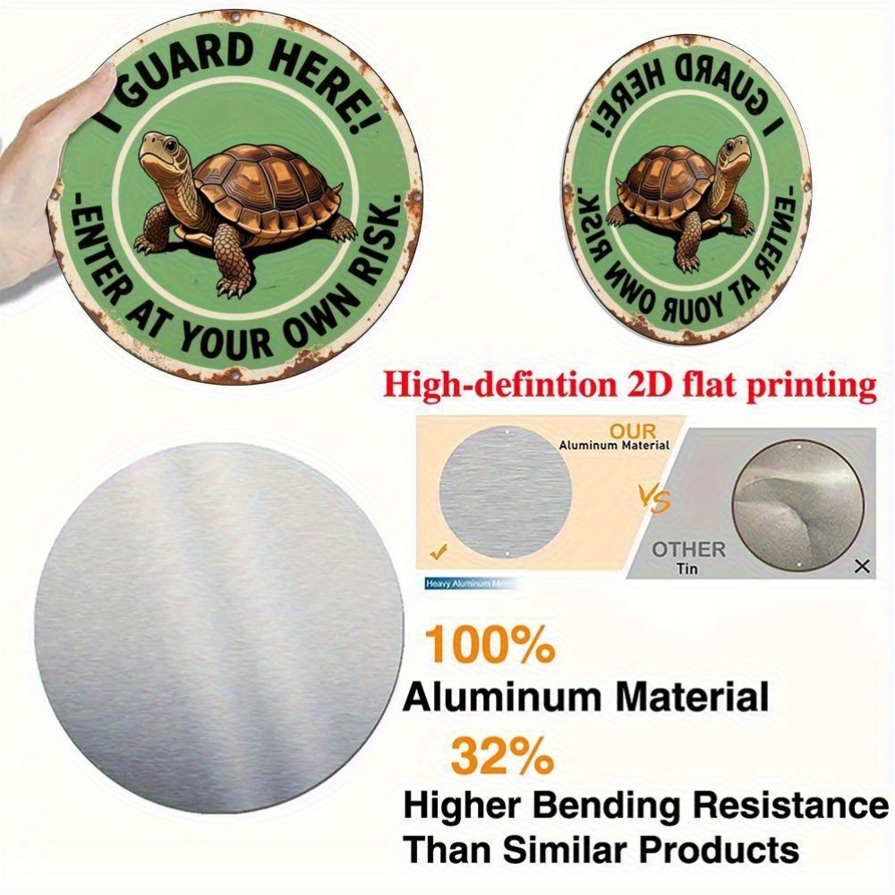 2D plat, 1 st aluminium metale - Aquarium Fish Live recensie en prijs