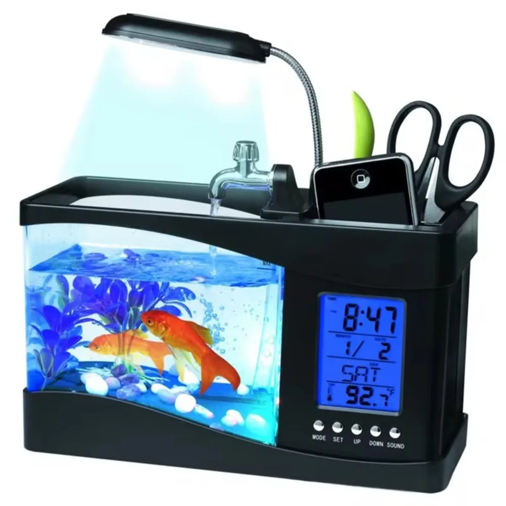 Aquarium Mini Fish Tank Met Wa - Aquarium Fish Light recensie en prijs